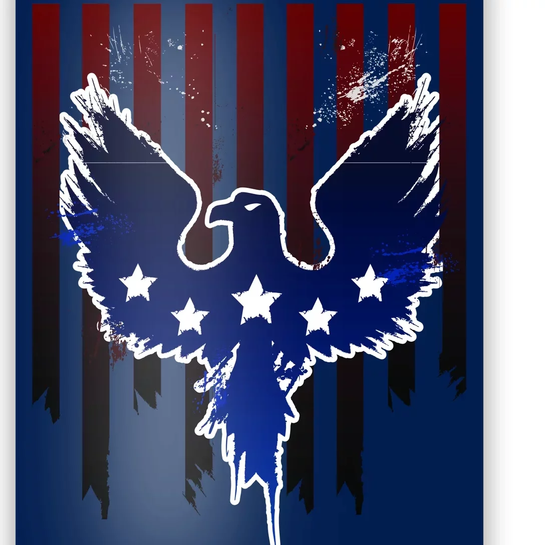 American Eagle Usa Flag
