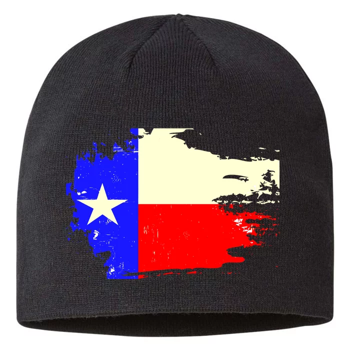 Grunge Texas Flag 8 1/2in Sustainable Knit Beanie