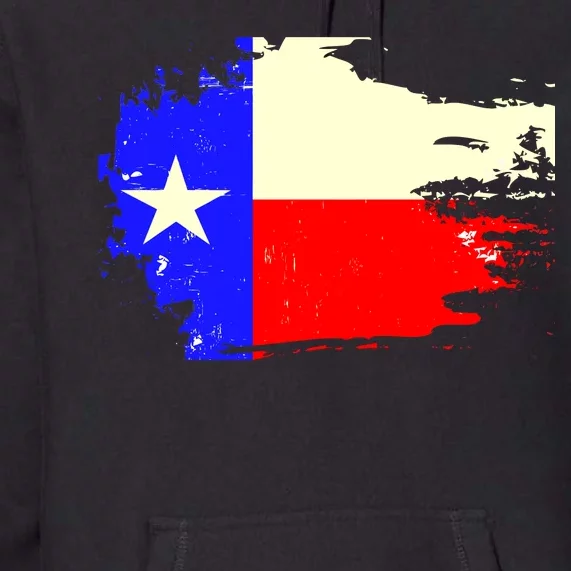 Grunge Texas Flag Premium Hoodie