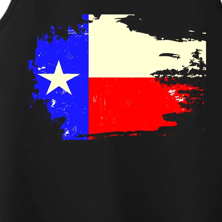 Grunge Texas Flag Performance Tank