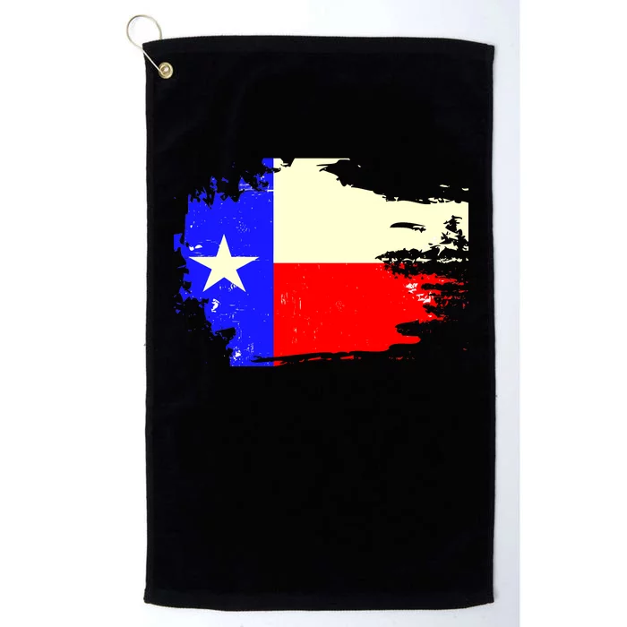 Grunge Texas Flag Platinum Collection Golf Towel