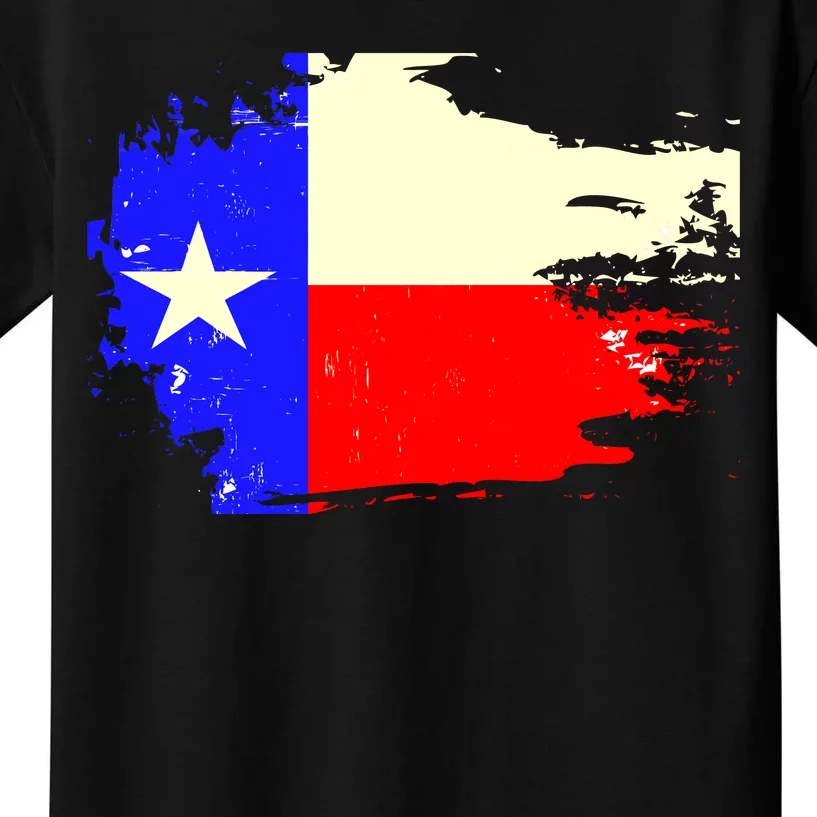 Grunge Texas Flag Kids T-Shirt