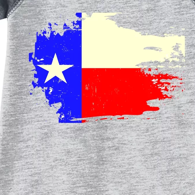 Grunge Texas Flag Infant Baby Jersey Bodysuit