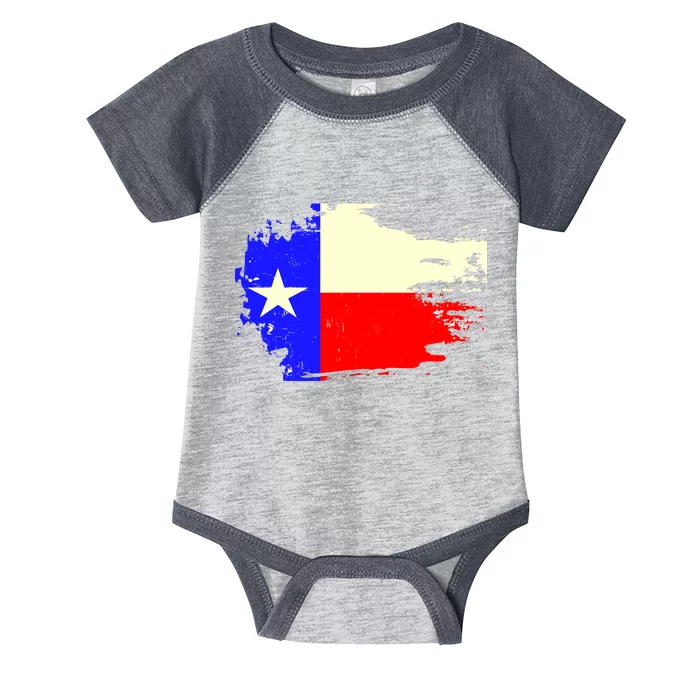 Grunge Texas Flag Infant Baby Jersey Bodysuit