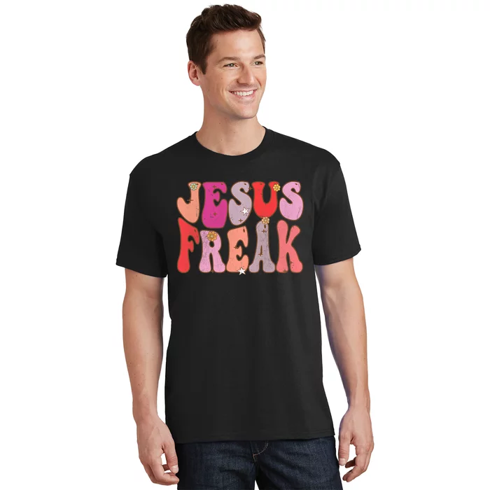 Groovy Retro Vintage Jesus Freak Funny Love Christian T-Shirt