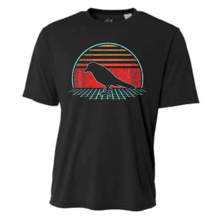 Grackle Retro Vintage 80s Style Cooling Performance Crew T-Shirt