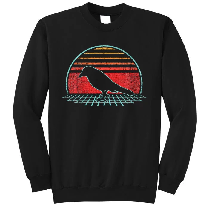 Grackle Retro Vintage 80s Style Tall Sweatshirt