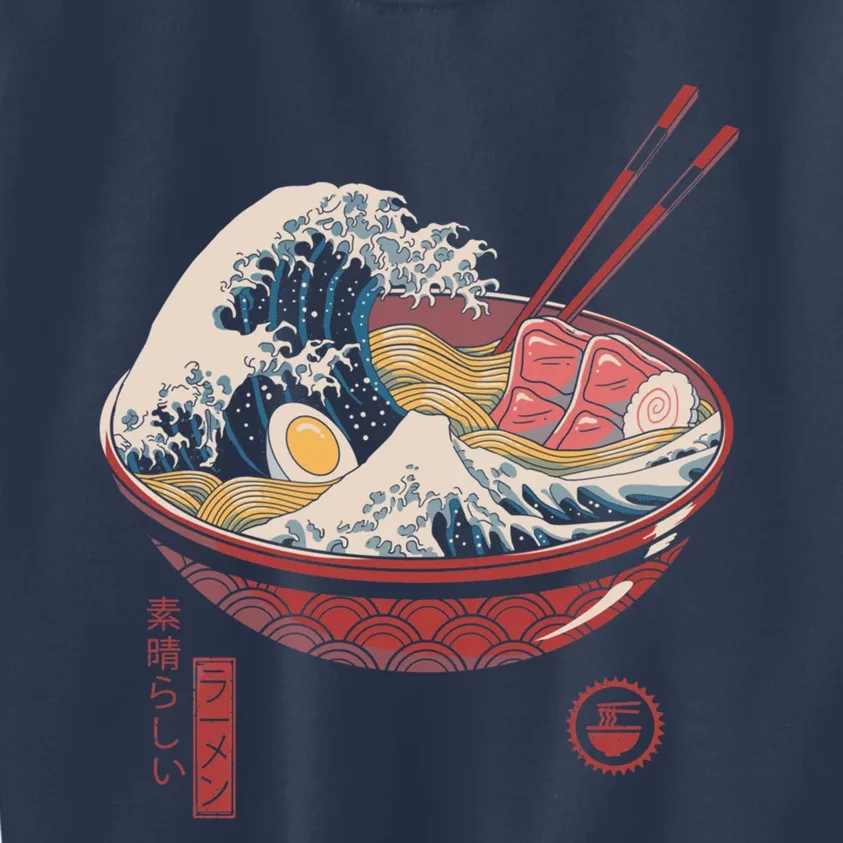 Great Ramen Wave Kids Sweatshirt