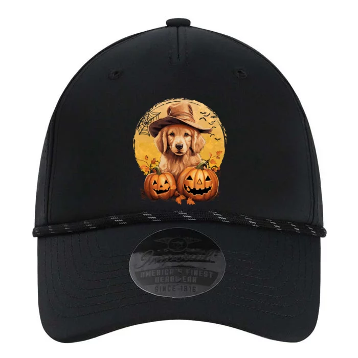 Golden Retriever Witch Howloween Pawsome Pumpkin Halloween Meaningful Gift Performance The Dyno Cap