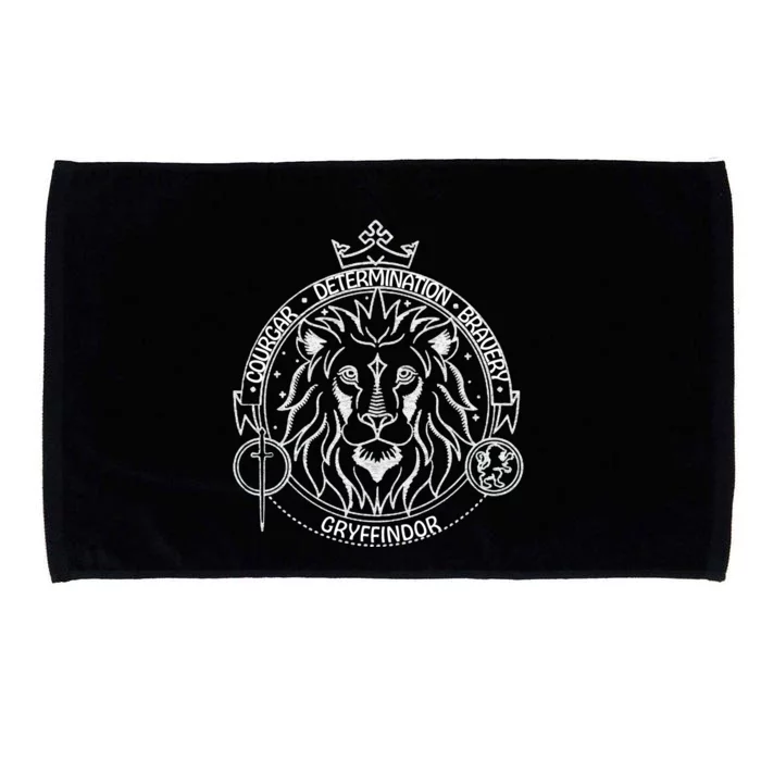 Gryffindor Lion Vintage Emblem Microfiber Hand Towel