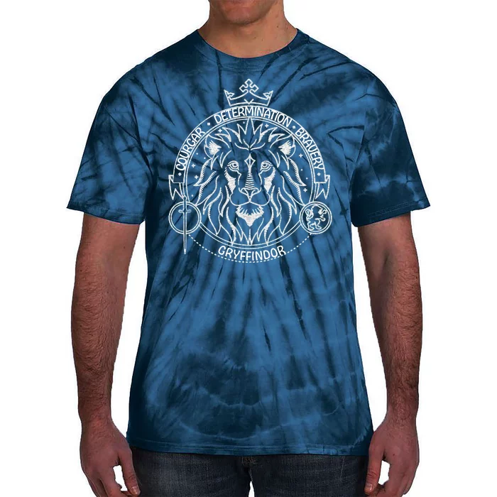 Gryffindor Lion Vintage Emblem Tie-Dye T-Shirt