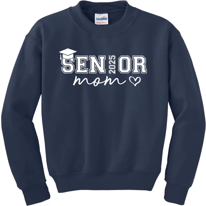 Graduate Sen 2025 Or Mom Kids Sweatshirt