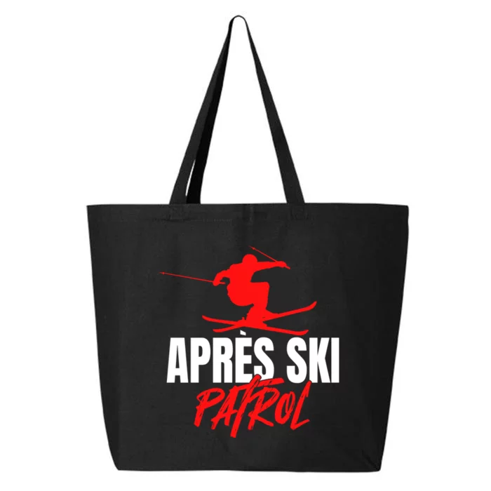 Great Skier 80s Retro Apresski Patrol Wear 90s Skiing 25L Jumbo Tote