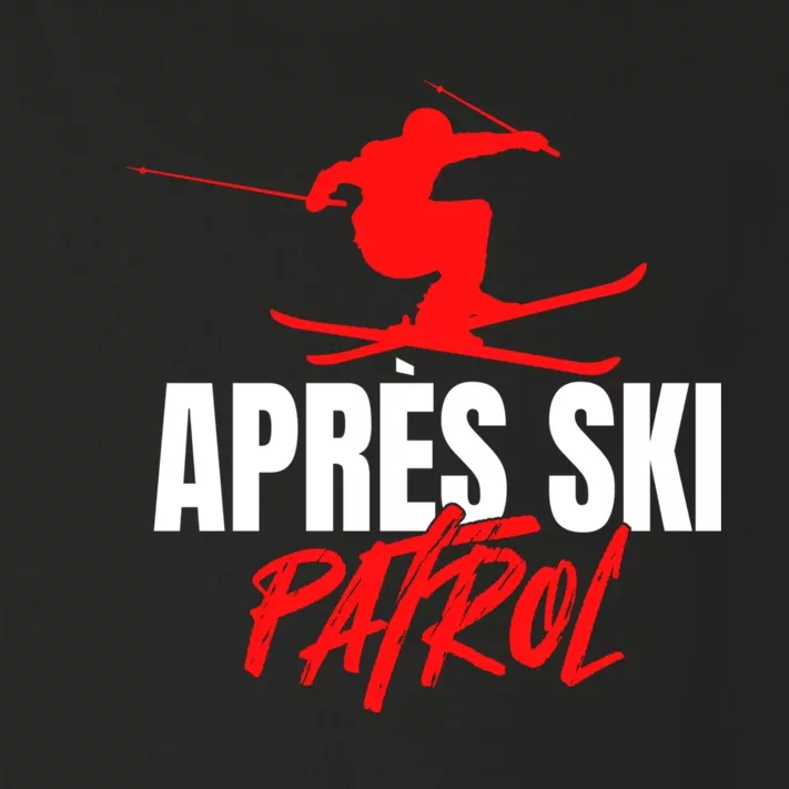 Great Skier 80s Retro Apresski Patrol Wear 90s Skiing Toddler Long Sleeve Shirt