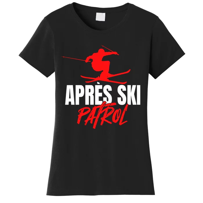 Great Skier 80s Retro Apresski Patrol Wear 90s Skiing Women's T-Shirt