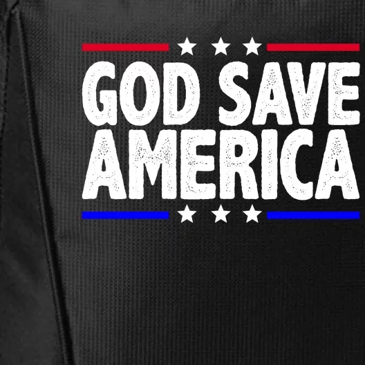 God Save America Political Election City Backpack