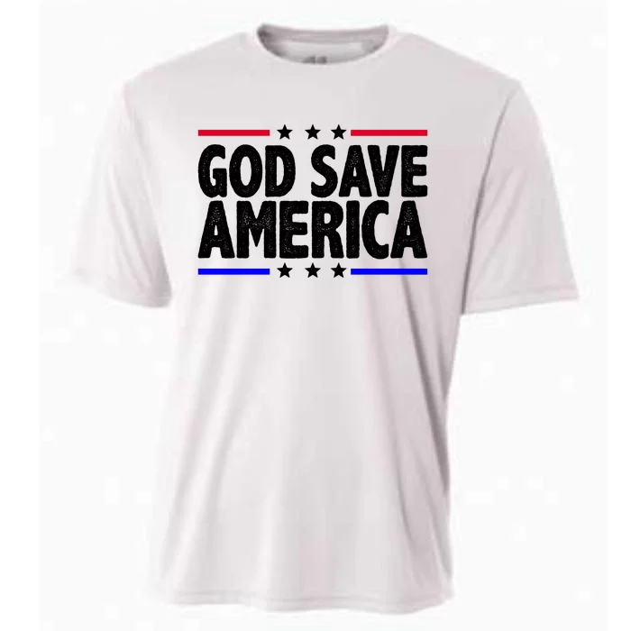 God Save America Political Election Cooling Performance Crew T-Shirt