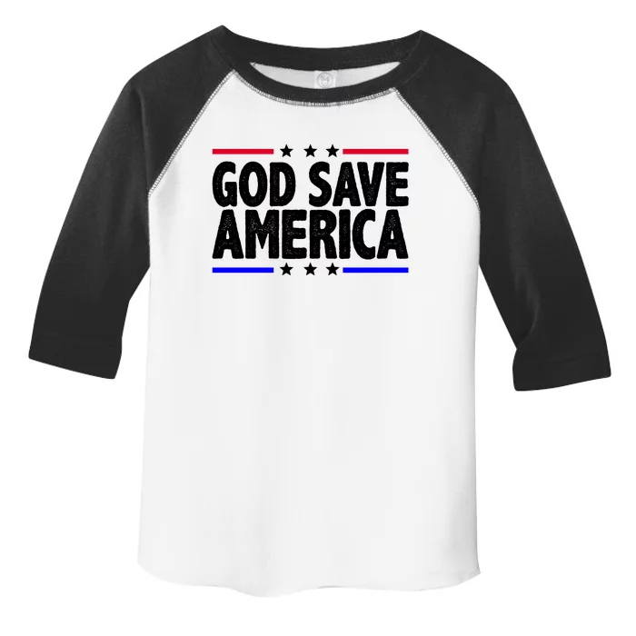 God Save America Political Election Toddler Fine Jersey T-Shirt