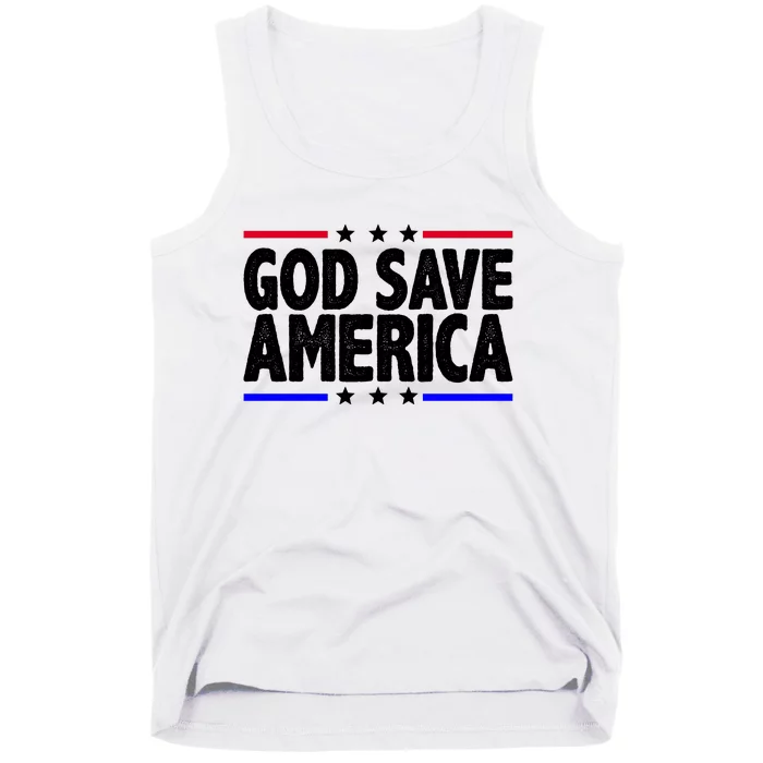 God Save America Political Election Tank Top