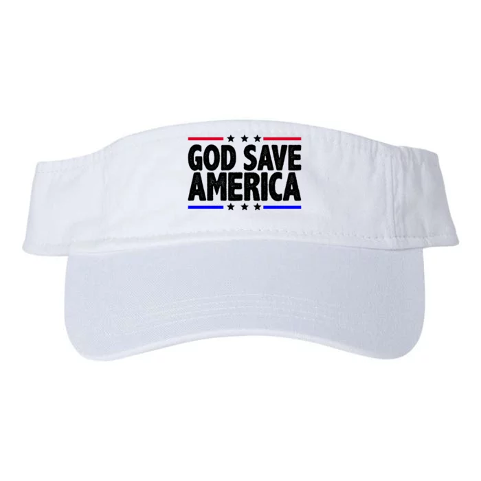 God Save America Political Election Valucap Bio-Washed Visor