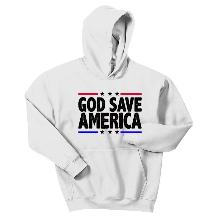 God Save America Political Election Kids Hoodie