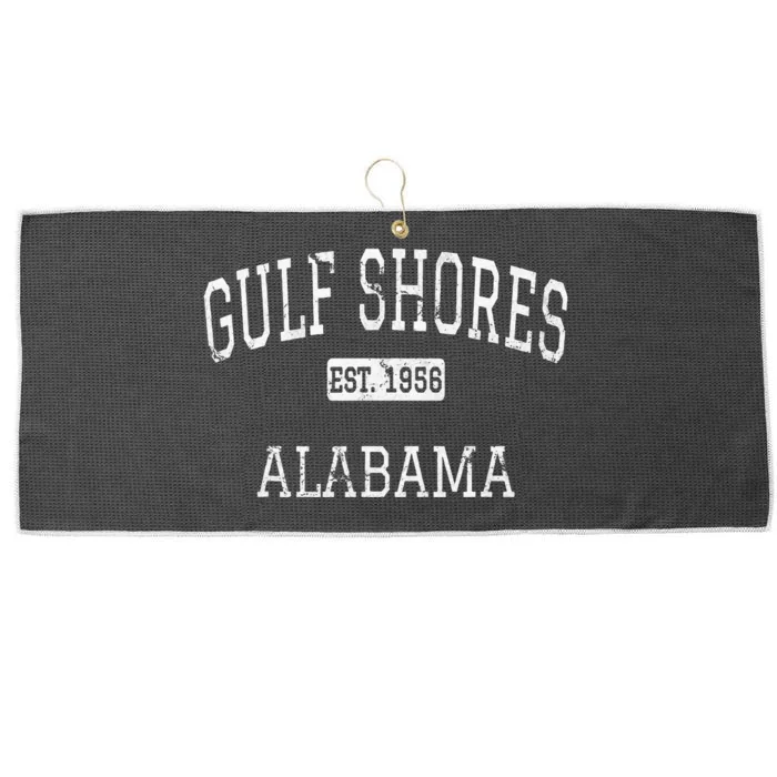 Gulf Shores Alabama AL Vintage Large Microfiber Waffle Golf Towel