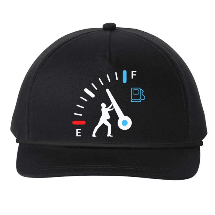 Gas Station Attendant Gas Pump Gasoline Fuel Snapback Five-Panel Rope Hat