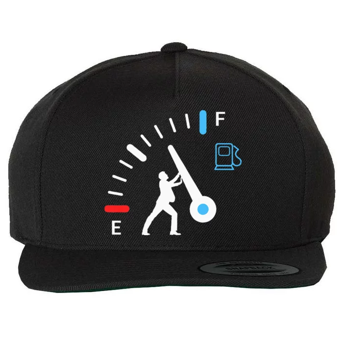 Gas Station Attendant Gas Pump Gasoline Fuel Wool Snapback Cap