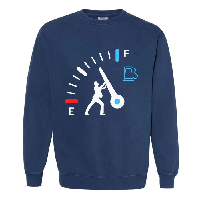 Gas Station Attendant Gas Pump Gasoline Fuel Garment-Dyed Sweatshirt