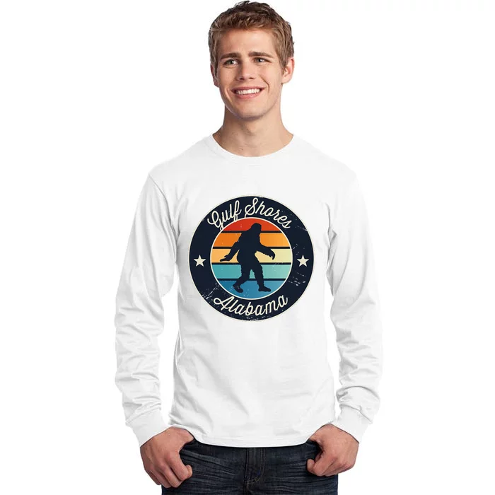 Gulf Shores Alabama Sasquatch Tall Long Sleeve T-Shirt