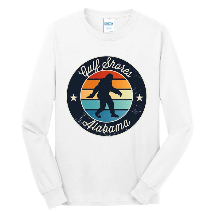 Gulf Shores Alabama Sasquatch Tall Long Sleeve T-Shirt