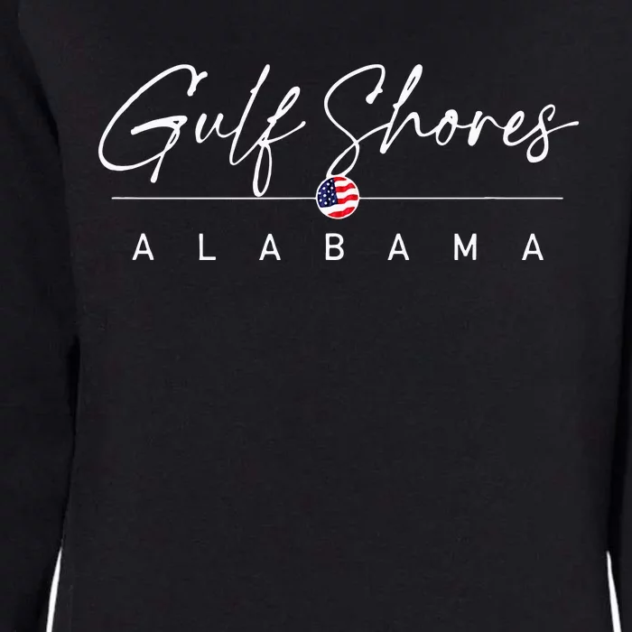 Gulf Shores Alabama Womens California Wash Sweatshirt