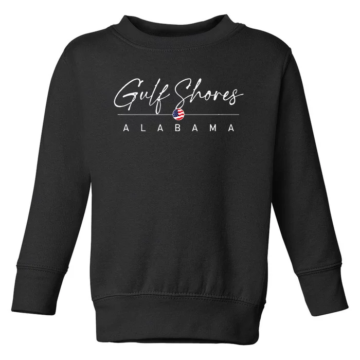 Gulf Shores Alabama Toddler Sweatshirt