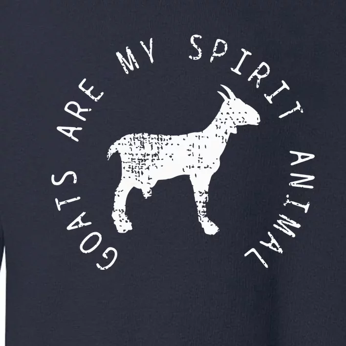 Goats Spirit Animal Farmer Toddler Sweatshirt