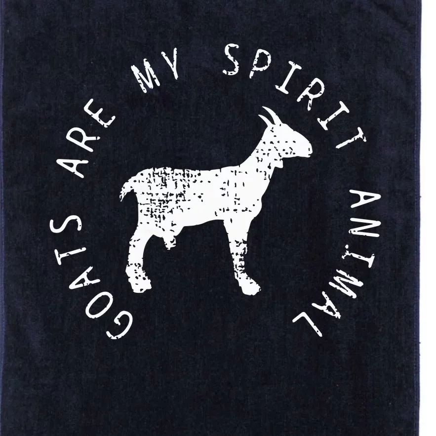 Goats Spirit Animal Farmer Platinum Collection Golf Towel