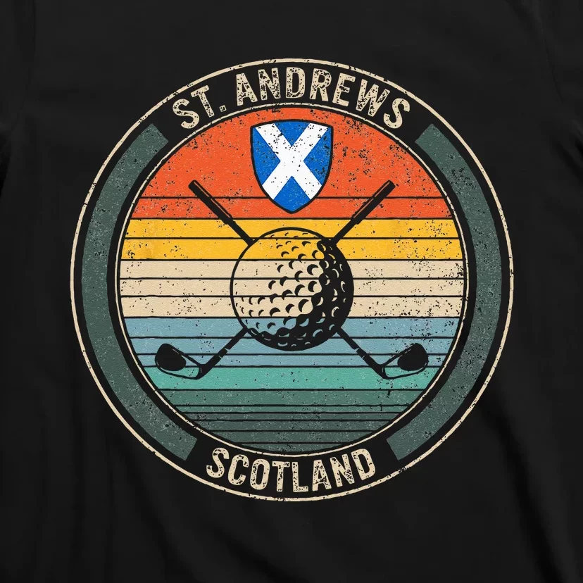 Golf St Andrews Scotland Golf Lover Gift Ideas Golf Player T-Shirt