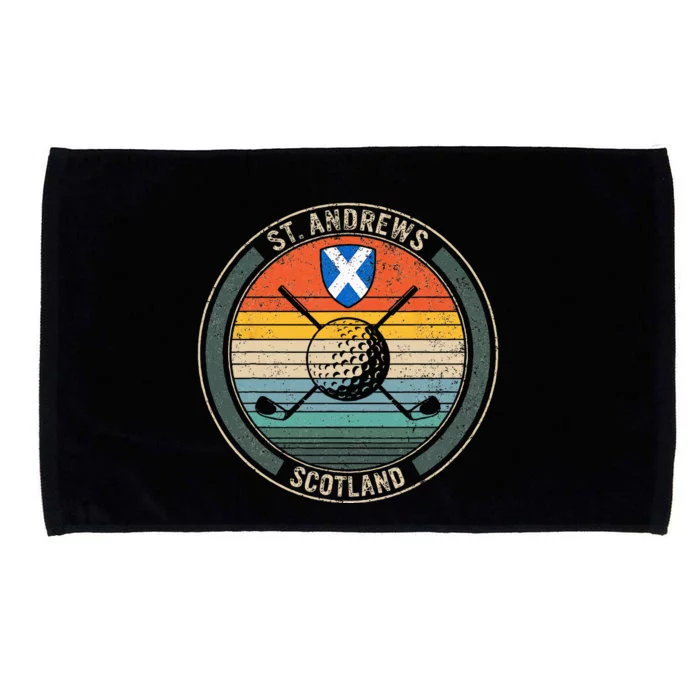 Golf St Andrews Scotland Golf Lover Gift Ideas Golf Player Microfiber Hand Towel