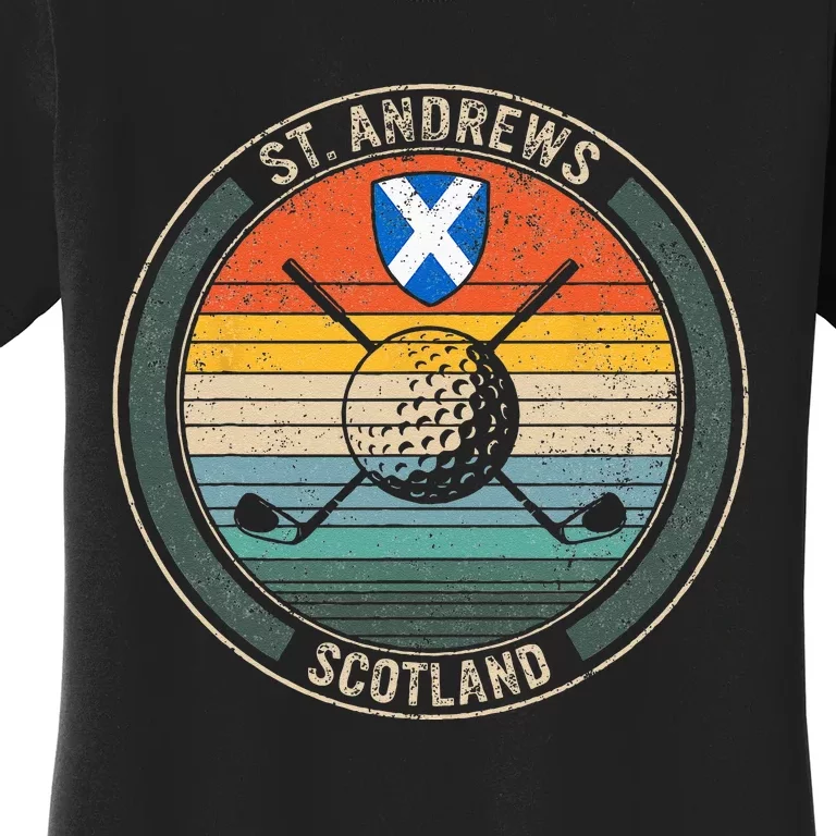 Golf St Andrews Scotland Golf Lover Gift Ideas Golf Player Women's T-Shirt