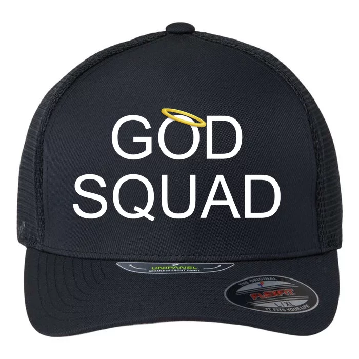 God Squad Angel Halo Flexfit Unipanel Trucker Cap