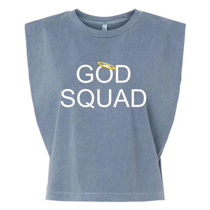 God Squad Angel Halo Garment-Dyed Women's Muscle Tee