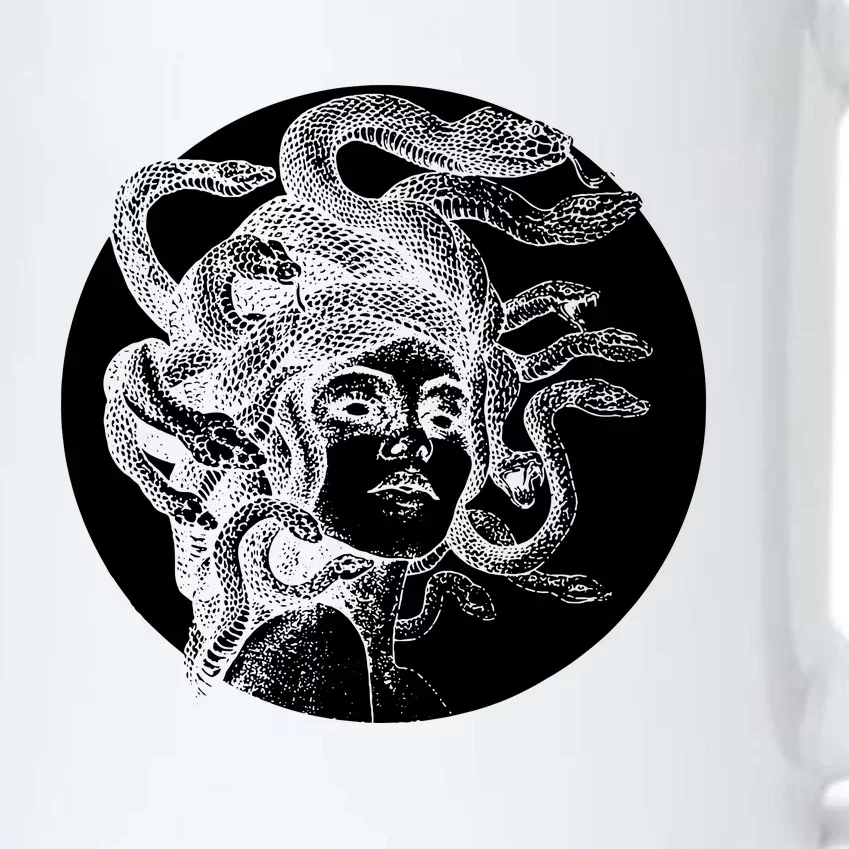 Greek Snakes Ancient Greece Mythology Gothic Goddess Black Color Changing Mug