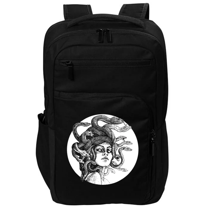 Greek Snakes Ancient Greece Mythology Gothic Goddess Impact Tech Backpack