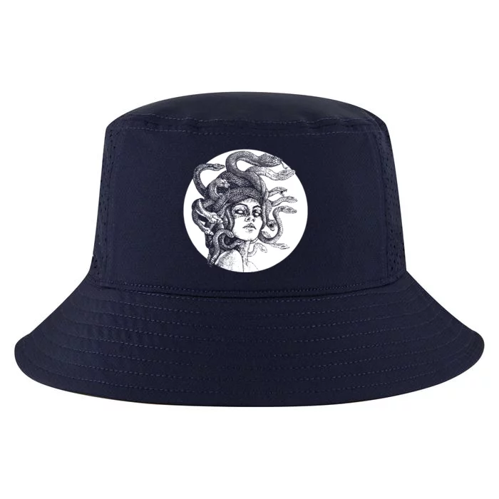 Greek Snakes Ancient Greece Mythology Gothic Goddess Cool Comfort Performance Bucket Hat