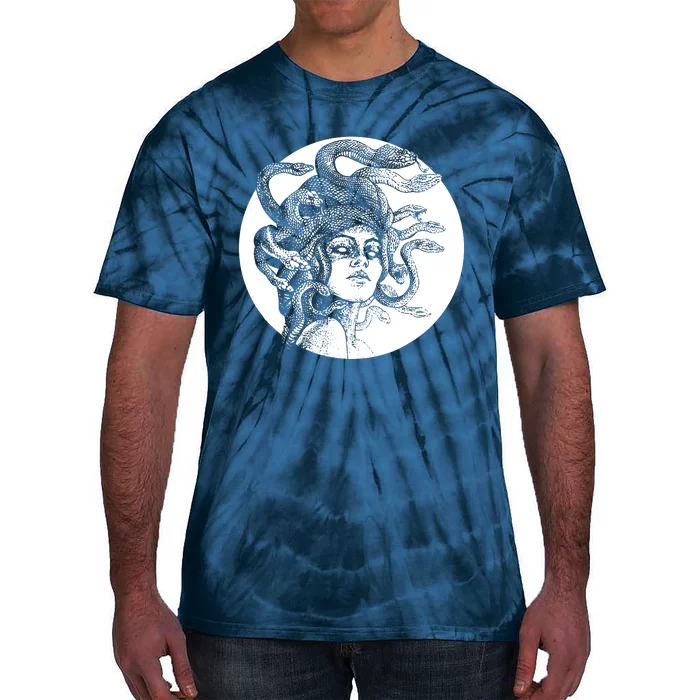 Greek Snakes Ancient Greece Mythology Gothic Goddess Tie-Dye T-Shirt