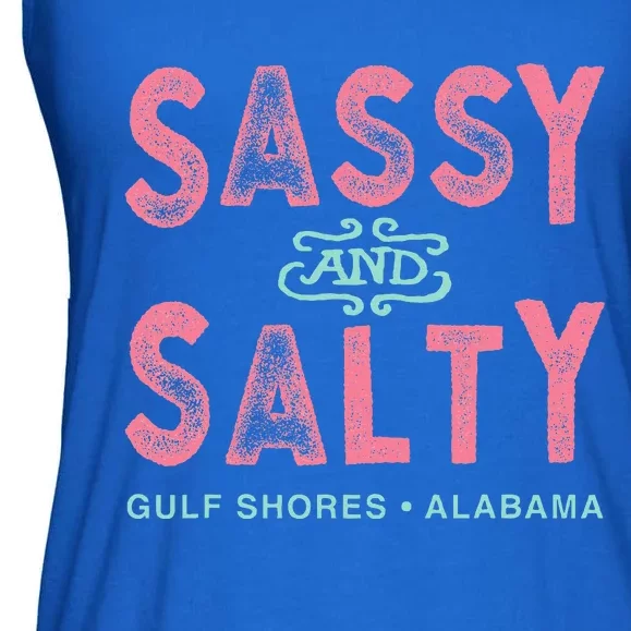 Gulf Shores Alabama Sassy And Salty Ladies Essential Flowy Tank