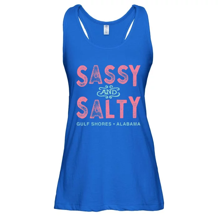 Gulf Shores Alabama Sassy And Salty Ladies Essential Flowy Tank