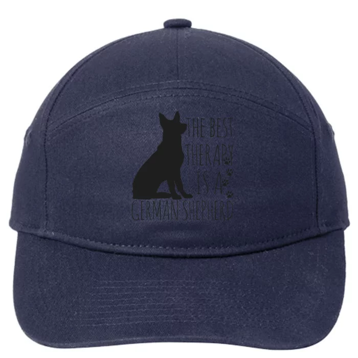 German Shepherds Are The Best Therapy Dog Lover Funny Gift 7-Panel Snapback Hat