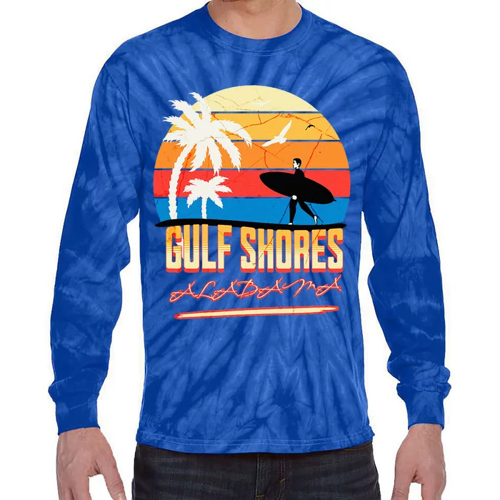 Gulf Shores Alabama Tie-Dye Long Sleeve Shirt