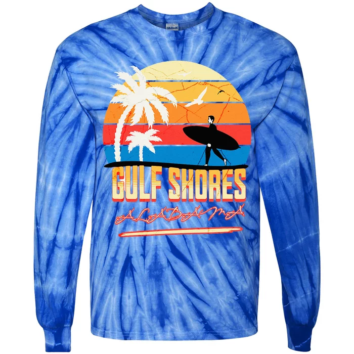 Gulf Shores Alabama Tie-Dye Long Sleeve Shirt