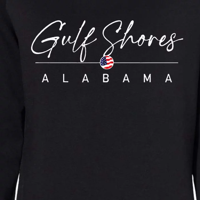 Gulf Shores Alabama Womens California Wash Sweatshirt